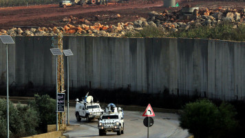 Lebanon Israel border -- AFP