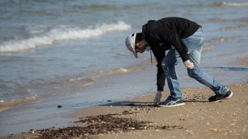 Mediterranean oil spill - GETTY