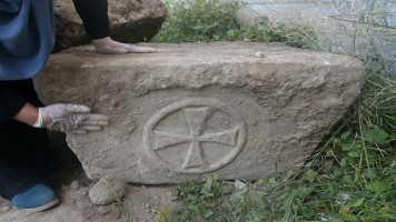 Gaza ancient church 1 AFP