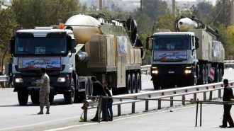 New Iranian missile displayed in Khuzestan military parade