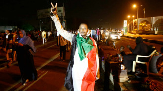 sudan flag man - getty