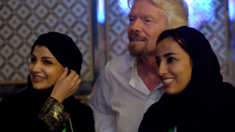 Branson in Saudi - Getty