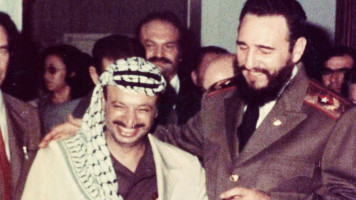 Fidel Castro Arafat [Getty[