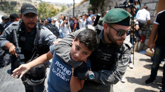 Israel arrests child AFP