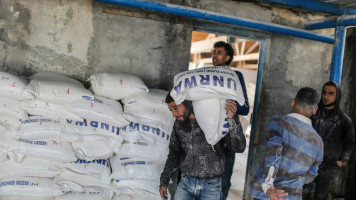 UNRWA in Gaza (Getty)