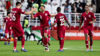 Qatar football celebrate Getty