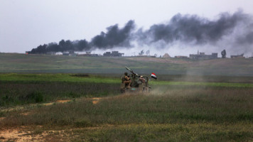 Iraqi army fighting IS [Anadolu]