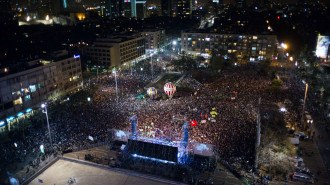 Israel anti-Netanyahu rally GETTY