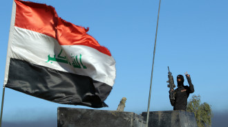 Iraq victory sign