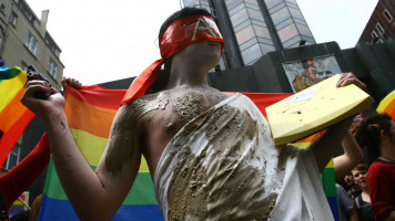 LBGTQ protest Turkey AFP