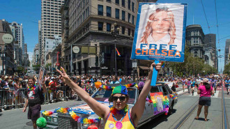 Chelsea Manning supporters - AFP