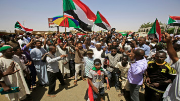 Sudanese protesters