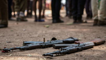 South Sudan arms - AFP