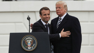  - Getty - Trump Macron