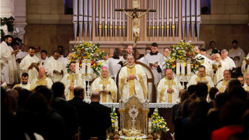 Christmas midnight mass -- AFP