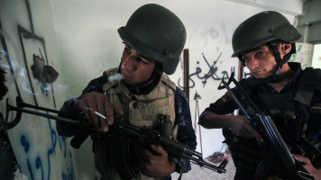 Iraqi forces in Mosul [AFP]