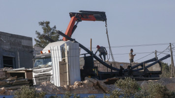 Israeli settlement construction [AFP/Getty]