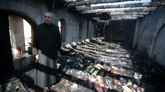 Church arson Israel Getty