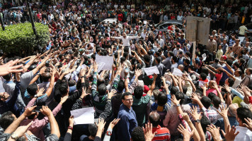 Egyptians protest against Saudi island deal [Getty]