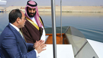 MbS Sisi Egypt - AP