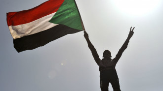 Sudan protester -- AFP