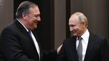 Putin Pompeo -- AFP