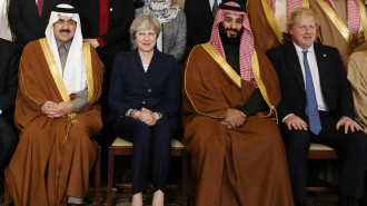 Theresa May MbS - Getty