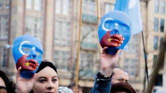 Uighur protest - Getty