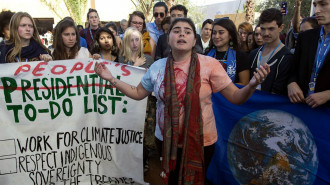 Cop 22 climate justice demo