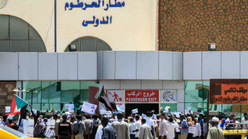 khartoum airport - afp