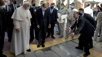 Pope Francis in Najaf, Iraq [GETTY]