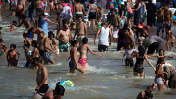 Moroco beach AFP