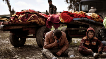 Iraqi Mosul strike -- AFP