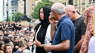 Aiia Maasarwe vigil AFP