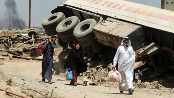 Mosul civilians AFP