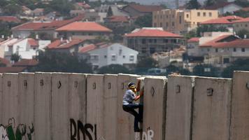 Palestine wall - AFP