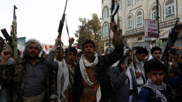 Yemen operation decisive storm protest ANADOLU