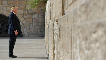 Trump Western Wall [Getty]