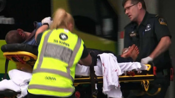 NZ mosque attack - TVNZ/AFP