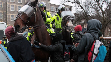 Britol protest police - Getty