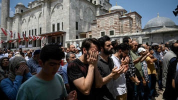 istanbul morsi prayer - afp