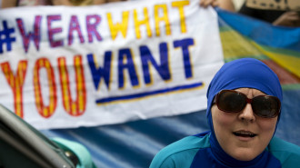 burqini demo AFP