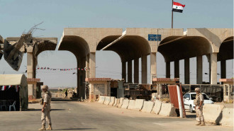 Russian military patrolling the Nassib crossing