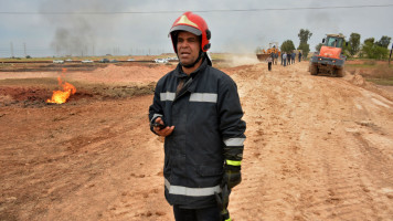 Khuzestan fire - AFP