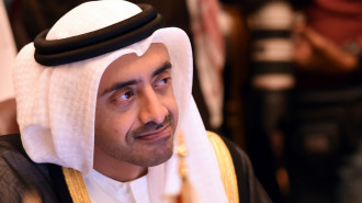 Sheikh Abdullah bin Zayed al-Nahyan AFP