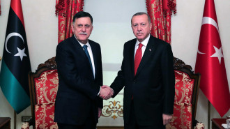 erdogan sarraj turkey libya - anadolu