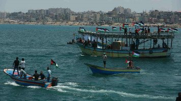 Palestinians trying to breach Israel's naval blockade