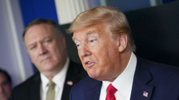 Trump and Pompeo - Getty