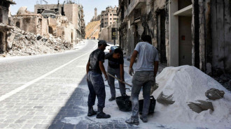 Syria reconstruction Aleppo - AFP