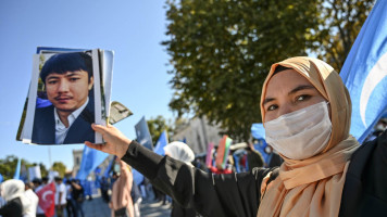 uighur protest